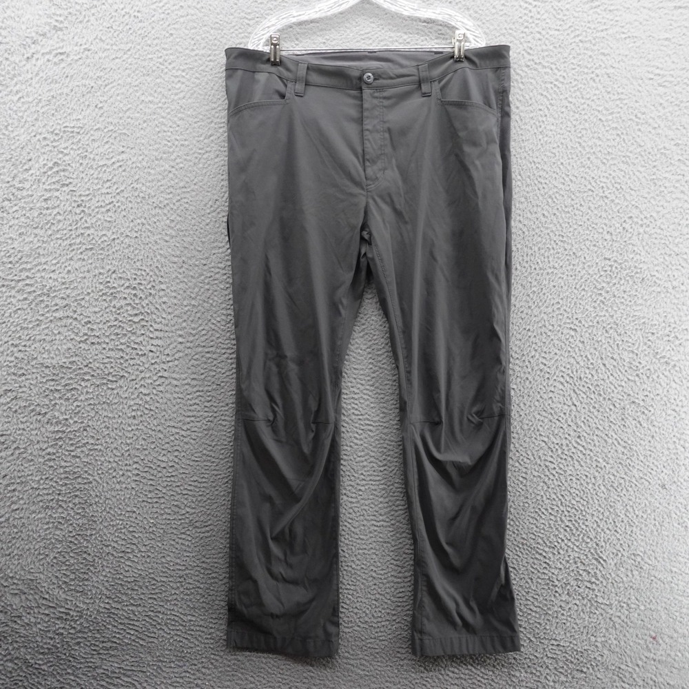 Eddie Bauer Performance Tech‎ Pants 40x32 Gray Mens Mid Rise Lightweight Flex